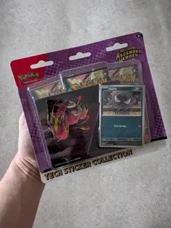 Pokemon TCG Mega Evolution Ascended Heroes Tech Sticker Collection - Gastly - Image 1