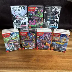 Pokemon Booster Bundle Lot Of 7 x7 Phantasmal Flames, Destined, Black, White 🔥 - Image 1