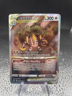 Regigigas VSTAR GG55/GG70 Galarian Gallery Ultra Rare Pokemon Crown Zenith 2023 - Image 1