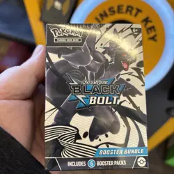 Pokemon TCG Scarlet & Violet Black Bolt Booster Bundle 6 Booster Packs New - Image 1