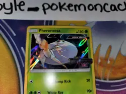 Pheromosa Holo BLEED ERROR* Forbidden Light Stamped Prerelease Promo SM115 NM - Image 3