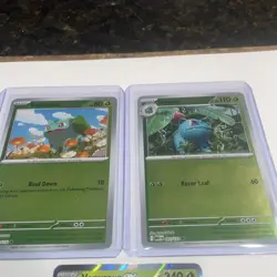 BULBASAUR IVYSAUR VENUSAUR POKEMON SET MEGA EVOLUTIONS STELLAR CROWN NM - Image 4