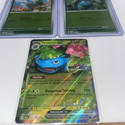 BULBASAUR IVYSAUR VENUSAUR POKEMON SET MEGA EVOLUTIONS STELLAR CROWN NM - Image 5