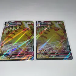 PIKACHU VMAX POKEMON HOLO FULL ART SWSH286 X2 LOT NM - Image 2