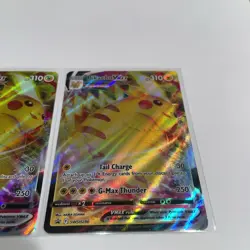 PIKACHU VMAX POKEMON HOLO FULL ART SWSH286 X2 LOT NM - Image 5
