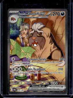 2025 Pokemon SV Destined Rivals DRI EN Arven's Mabosstiff ex #235/182 - Image 1