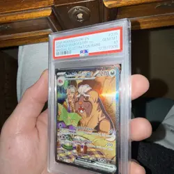 2025 Pokemon SV Destined Rivals DRI EN Arven's Mabosstiff ex SIR #235/182 PSA 10 - Image 1