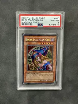 2003 YUGIOH Dark Magician Girl MFC PSA 8 NM-MT - Image 1