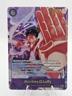 Bandai Monkey.D.Luffy EB02-061 SEC Rush 7000 Power 6 Cost One Piece CCG - Image 1