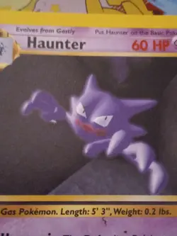 Haunter 29/102 Base Set Shadowless WOTC Vintage 1999 Pokemon TCG Card - HP - Image 1