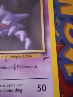 Haunter 29/102 Base Set Shadowless WOTC Vintage 1999 Pokemon TCG Card - HP - Image 5