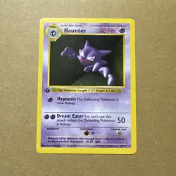 Pokemon TCG Haunter Base Set, 1st Edition Shadowless Card 29/102 - Image 3