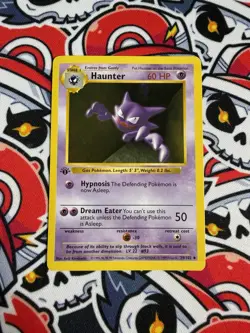Pokemon TCG Haunter Base Set, 1st Edition Shadowless Card 29/102 - Image 1