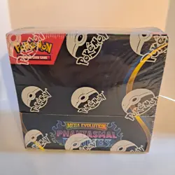 Factory Sealed Pokemon Mega Evolution Phantasmal Flames Booster Box Brand New - Image 1