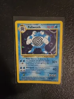 Poliwrath 13/102 - Base Set Holo Rare Vintage 1999 WoTC Pokemon TCG - Image 1