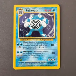 Pokemon Cards: Base Set Rare Holo: Poliwrath 13/102 TCG 1999 WOTC Vintage - Image 2