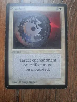 Magic the Gathering MTG Beta Disenchant Played Condition - Image 1