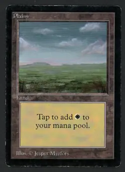 ***Beta Plains Sunset*** MTG Beta Magic Kid Icarus - Image 1