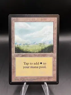 MTG MAGIC THE GATHERING BETA PLAINS VERSION A - Image 1