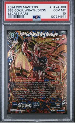 Dragon Ball Super Card Game SS3 Son Goku, Wrath of the Dragon, SCR PSA 10 🔥🔥 - Image 1