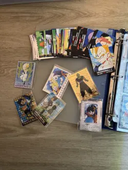 Vintage Dragon Ball Z Trading Cards Binder 90s-2000s DBZ TCG Cards And Extras - Image 1