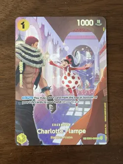 Charlotte Flampe (SP) EB01-056 English R Royal Blood One Piece Card Game English - Image 1