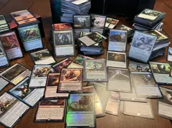 Massive MTG Magic Bulk Lot 1000+ Cards! Rares, Foils, Planeswalkers - Auction - Image 1