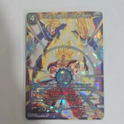 SS Goku Vegeta Trunks BT19-011 SR: Battle 20000 Holo Dragon Ball Super Card - Image 1