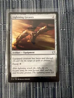 Lightning Greaves - Commander 2019 - NM - MTG - Image 1