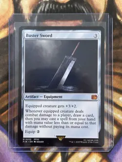 Buster Sword #0255 MTG Final Fantasy Regular Mythic - NM/M 🗡 - Image 3