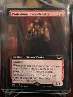 MTG Professional Face-Breaker (Extended Art) Streets of New Capenna NM 426 SNC - Image 1