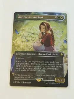 Aerith, Last Ancient Borderless Final Fantasy Chocobo Track Foil 471 - Image 1