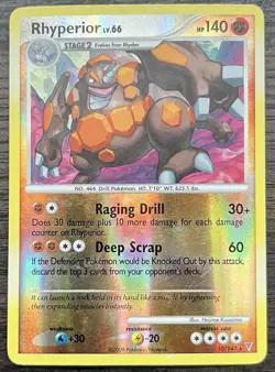 Rhyperior 10/147 Pokemon TCG Platinum Supreme Victors Reverse Holo MINT NM - Image 1