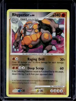 2009 Pokemon Platinum Supreme Victors Rhyperior Reverse Holo #10/147 - Image 1
