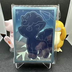 65x Pokemon TCG Card Sleeves - Silver Tempest Elite Trainer Box - Alolan Vulpix - Image 1