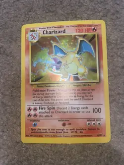 Pokemon TCG WOTC 1999 Base Set CHARIZARD 4/102 Holo Rare Unlimited - Image 1