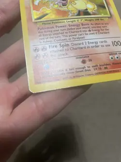 Pokemon TCG WOTC 1999 Base Set CHARIZARD 4/102 Holo Rare Unlimited - Image 4