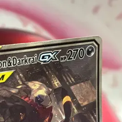 Umbreon & Darkrai GX Tag Team SM241 Alternate Full Art Promo Pokemon *Damaged - Image 5