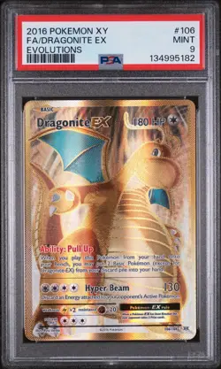 Dragonite Ex Pokemon Xy Evolutions 106/108 PSA 9 - Image 1