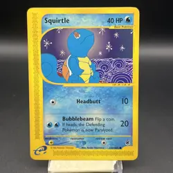 Squirtle 132/165 Expedition Base Set Pokemon TCG - MP - Image 1