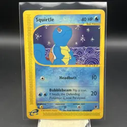 Squirtle 132/165 Expedition Base Set Pokemon TCG - MP - Image 3