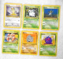 Pokemon Jungle 15 TCG Trading Cards Wizards Base Set TCG Lot - Image 3