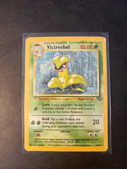 Pokemon TCG Victreebel 14/64 Holo Rare Unlimited WOTC Jungle - LP - Image 1