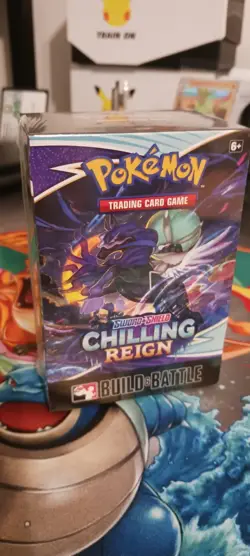 Pokemon TCG Sealed Sword and Shield Chilling Reign Build and Battle Box New - Image 1