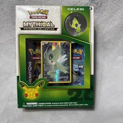 Pokemon 2016 XY Generations Celebi Mythical Collection Box 20th *unglued* - Image 1