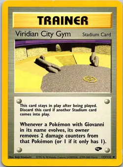 Pokemon tcg Gym Challenge #123/132 Viridian City Gym - Image 1