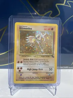 Pokemon TCG Hitmonlee Fossil Holo 7/62 - Image 1
