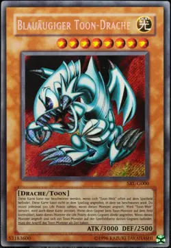 Yu-Gi-Oh! Blauaugiger Toon-Drache SRL-G000 Secret Rare [EX] Dragon OG | DE 2002 - Image 1