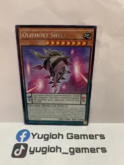 Yu-Gi-Oh Qliphort Shell NECH-EN025 Rare 1st Edition Light Played - Image 1