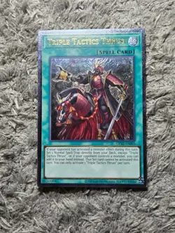 Yugioh - Triple Tactics Thrust - Ultimate Rare OTS AMERICAN NM - Image 2
